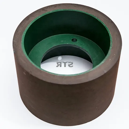 STR Spare part hdpe roller rubber coated rollers price neoprene rice roll polyurethane silicon roller with rubber