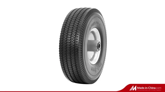 Tgum Heavy Duty Solid Rubber Polyurethane Foaming Flat Free PU Foam Trolley Wheelbarrow Wheels