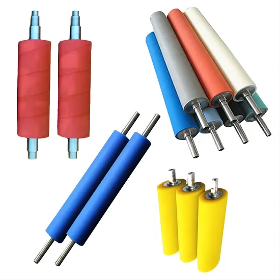 High Precision Heavy Duty PU Polyurethane Roller Rubber Part Urethane Roller 