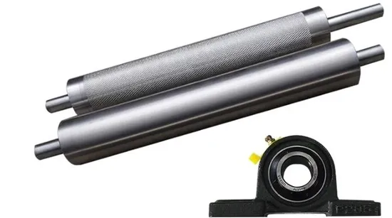 Polyurethane Covered Gravity Carbon Steel Conveyor Roller 