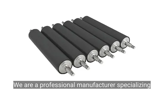 OEM Flame Retardant Industrial Soft EPDM/Silicone/Polyurethane/Urethane/PU/Nitrile/Nr/NBR/Rubber Coated Idler Printing Roller Factory 