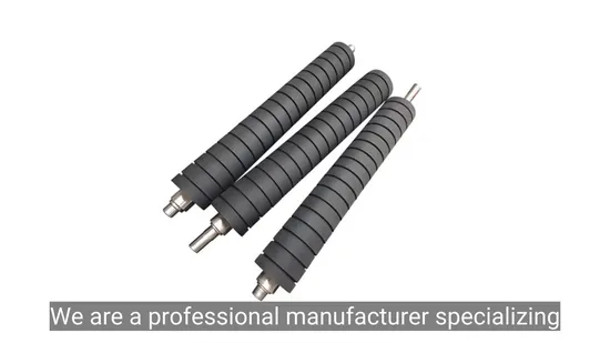 Custom EPDM Neoprene Nitrile Polyurethane Silicone Rubber Coated Roller for Printing Industry 