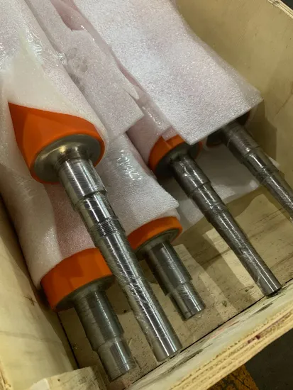 EPDM/ Polyurethane/ Silicone/ SBR/ NBR Rubber Covered Rollers 