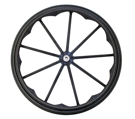 24 White Brother Medical Castors Solid Wheelbarrow Cutting Manufacturers Polyurethane PU Wheel Hot 