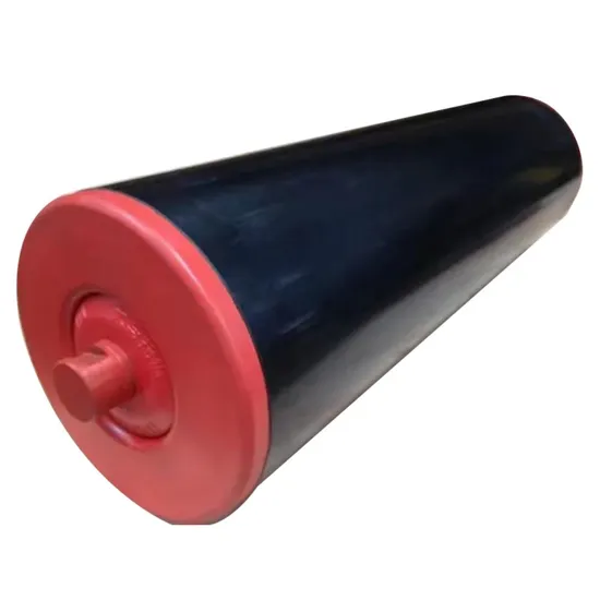Customized Industrial Idler Conveyor Roller Rubber Inner Core Polyurethane Roller 