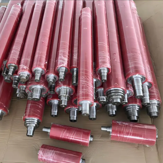 Water PU Rubber Roller for Rotary Machine Polyurethane Rubber Roller Maker 