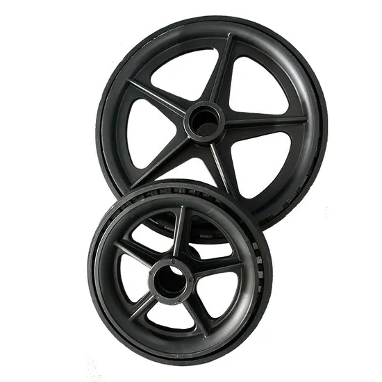 Durable 24 Inch Solid Polyurethane Wheelchair Rear Wheel for Mobility 