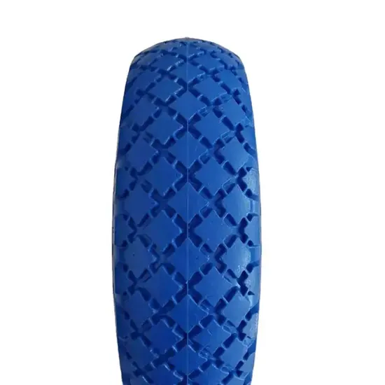 Trolley Wheel Truck Tire 10 Inch PU Foam Wheelbarrow Wheels 3.00