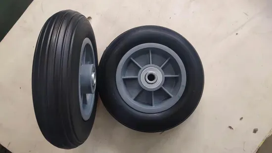 Price Cheap Heavy Duty Solid Rubber Polyurethane Foaming Flat Free PU Foam Wheelbarrow Wheels 