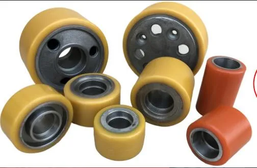 Bt 220212 Polyurethane Forklift Wheel with Bearing Assembly, Solid Tire 7.00