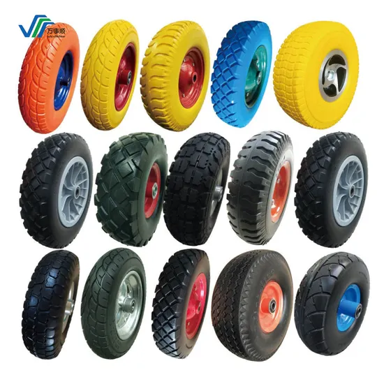 Price Cheap PU Wheels for Wheel Barrow Trolley or Tool Cart 
