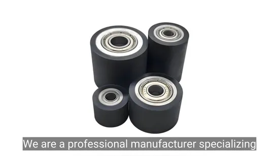 Industrial Customized Soft EPDM/Silicone/Polyurethane/Nitrile Rubber Covered Roller for Printing Machines and Conveyors 